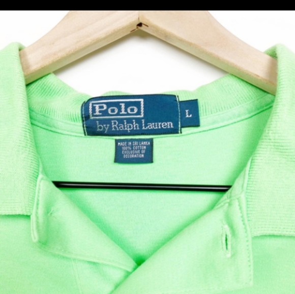 Lime green polo shirt - Picture 1 of 6